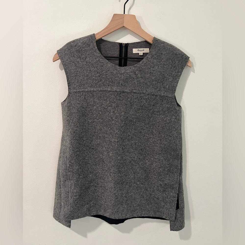 Madewell Charcoal Sleeveless Top